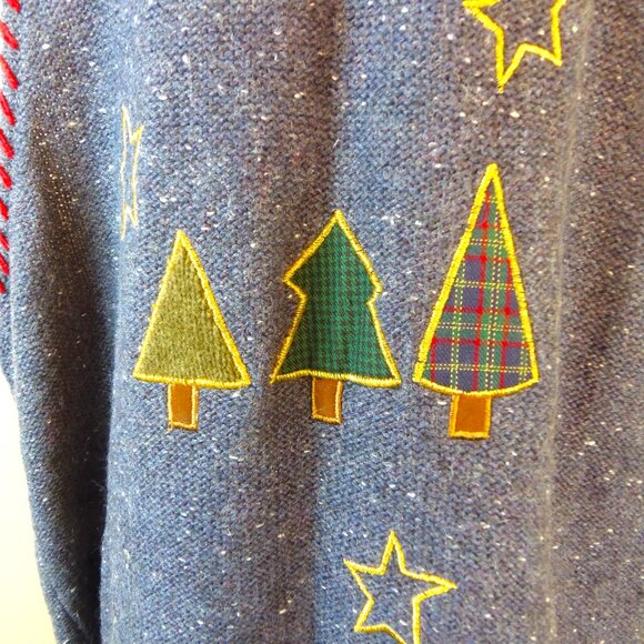 Vintage Y2K Winona Christmas Theme Ladie's Vest XL Festive Holiday Celebration - Picture 11 of 12